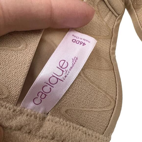 Lane Bryant Cacique Smooth Beige Lightweight Strapless Bra 46DD - Picture 4 of 7